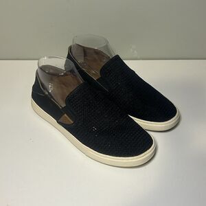 Olukai Pehuea Loafers Women’s Size 8 Slip On Mesh Black Comfort Casual